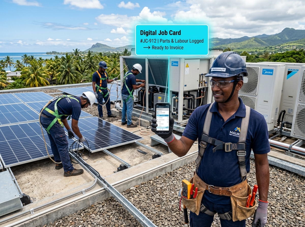 Mauritian Technical Contracting and Digital Job Cards