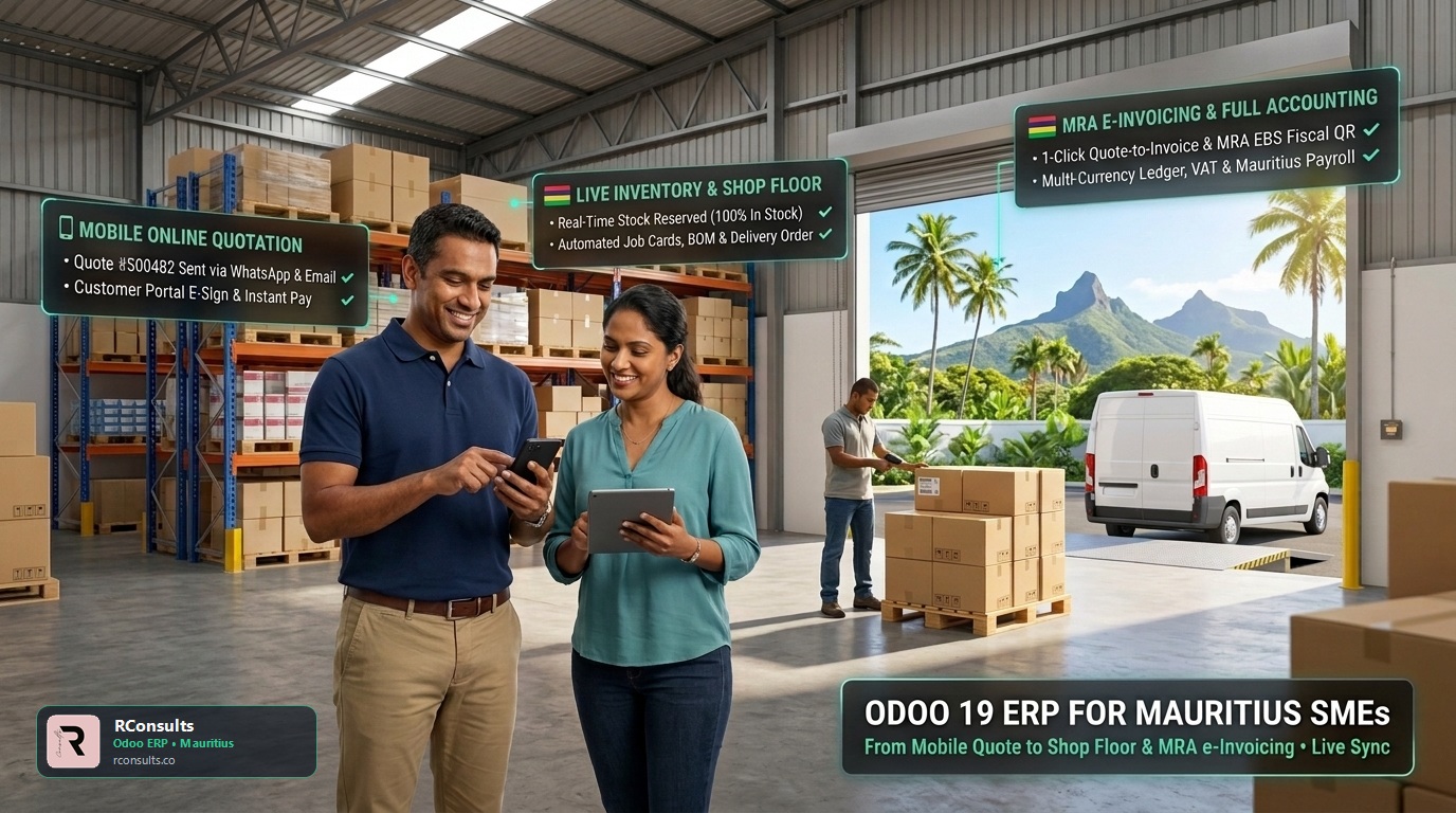 Enterprise Odoo ERP Suite in Mauritius