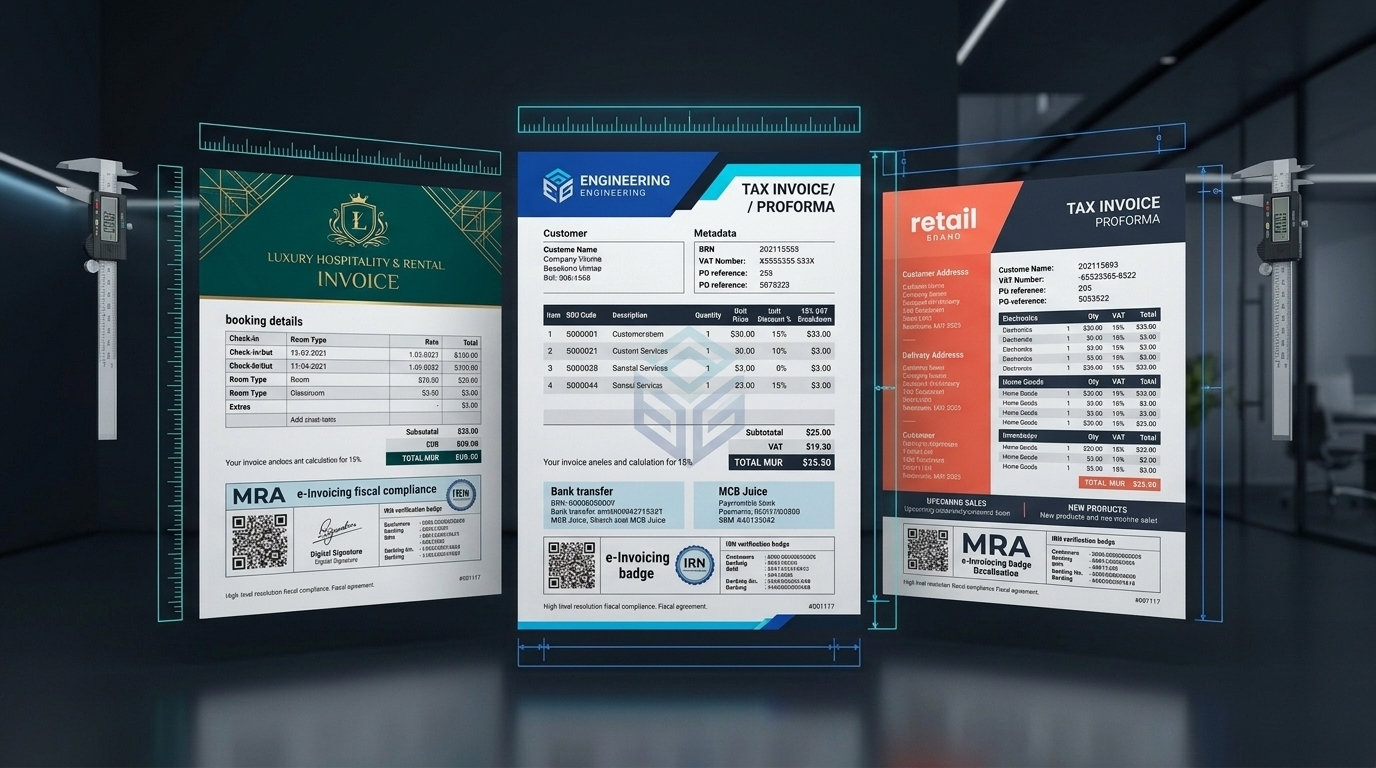 Personalised Invoice Layouts